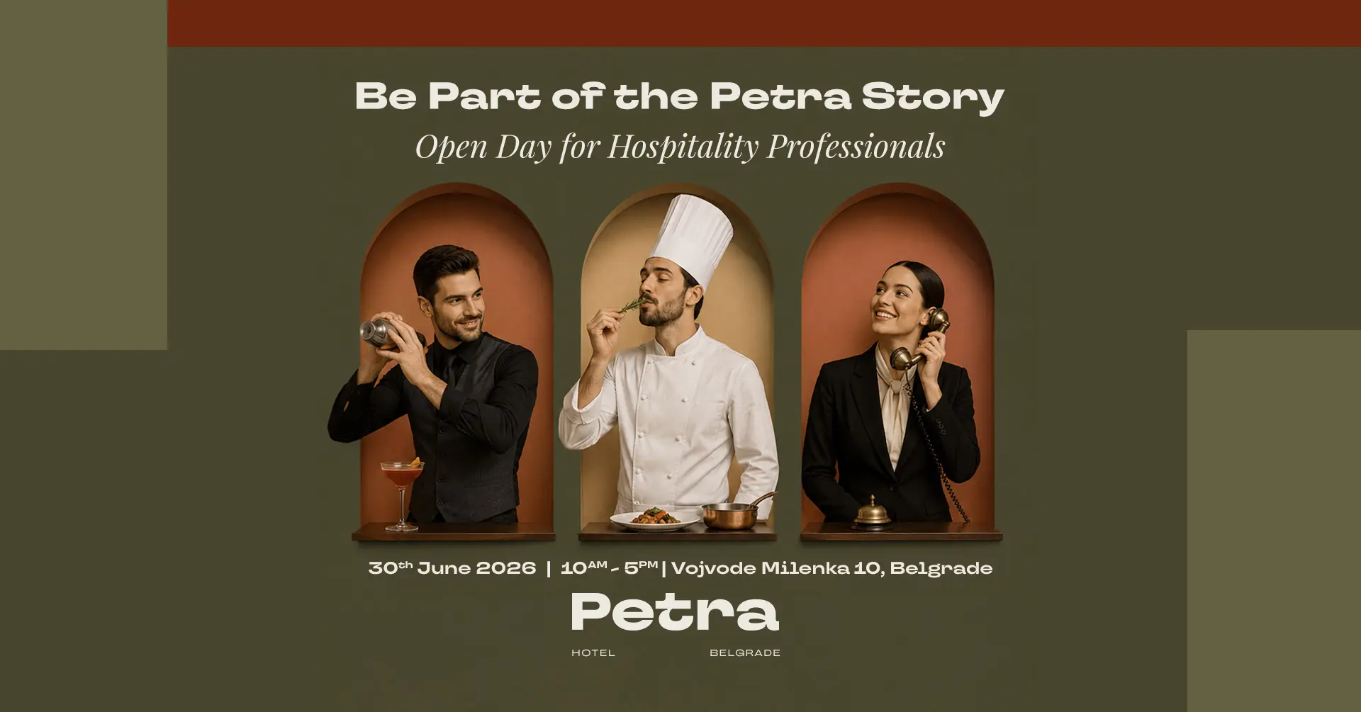 Prilika za posao: Petra Hotel Beograd vas poziva na Dan otvorenih vrata! 