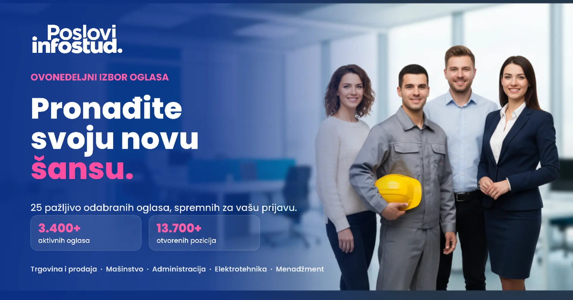 Nova šansa za pronalazak posla je tu, zgrabi svoju priliku!