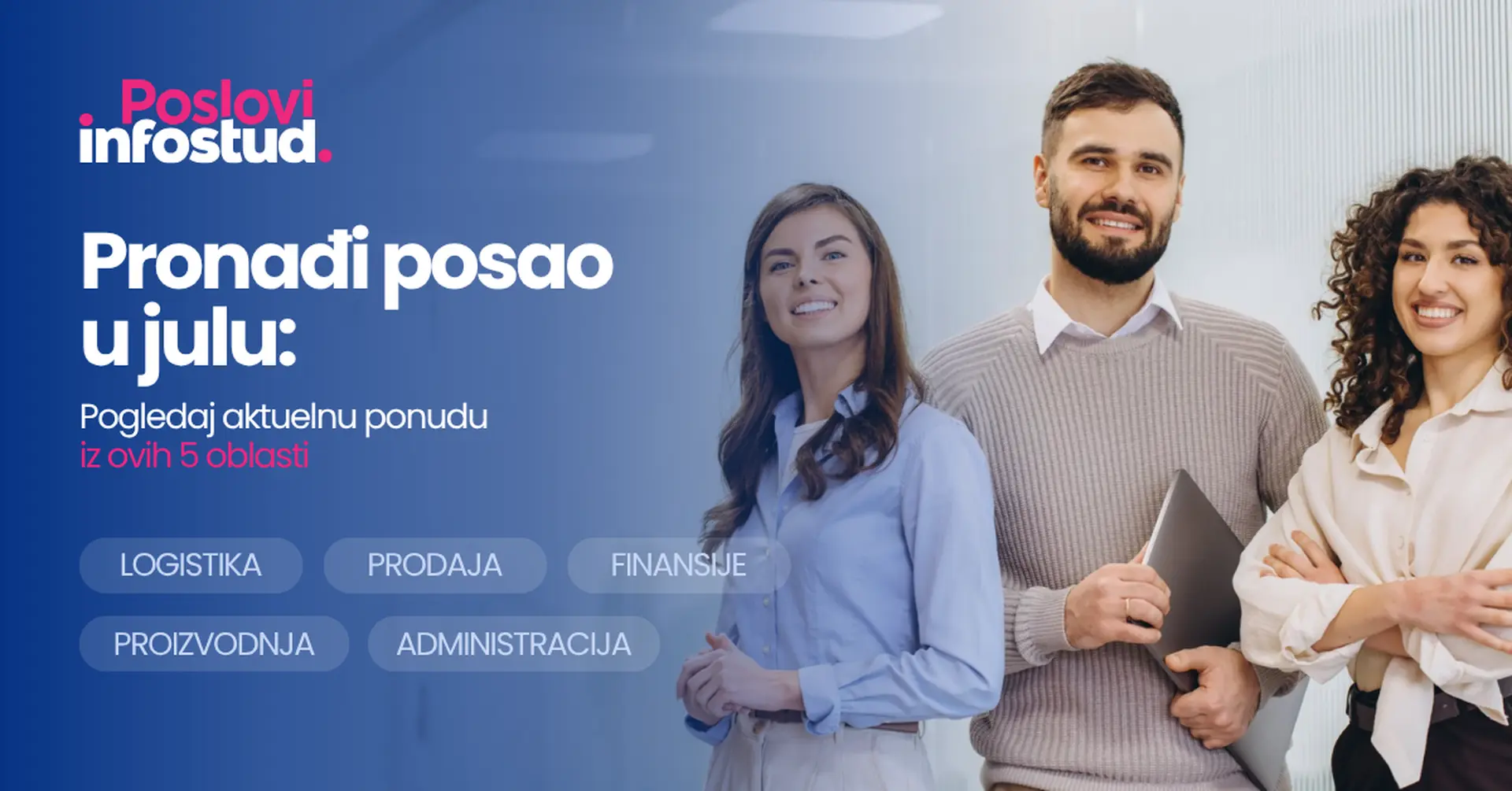 Pronađi posao u julu: Pogledaj aktuelnu ponudu iz ovih 5 oblasti