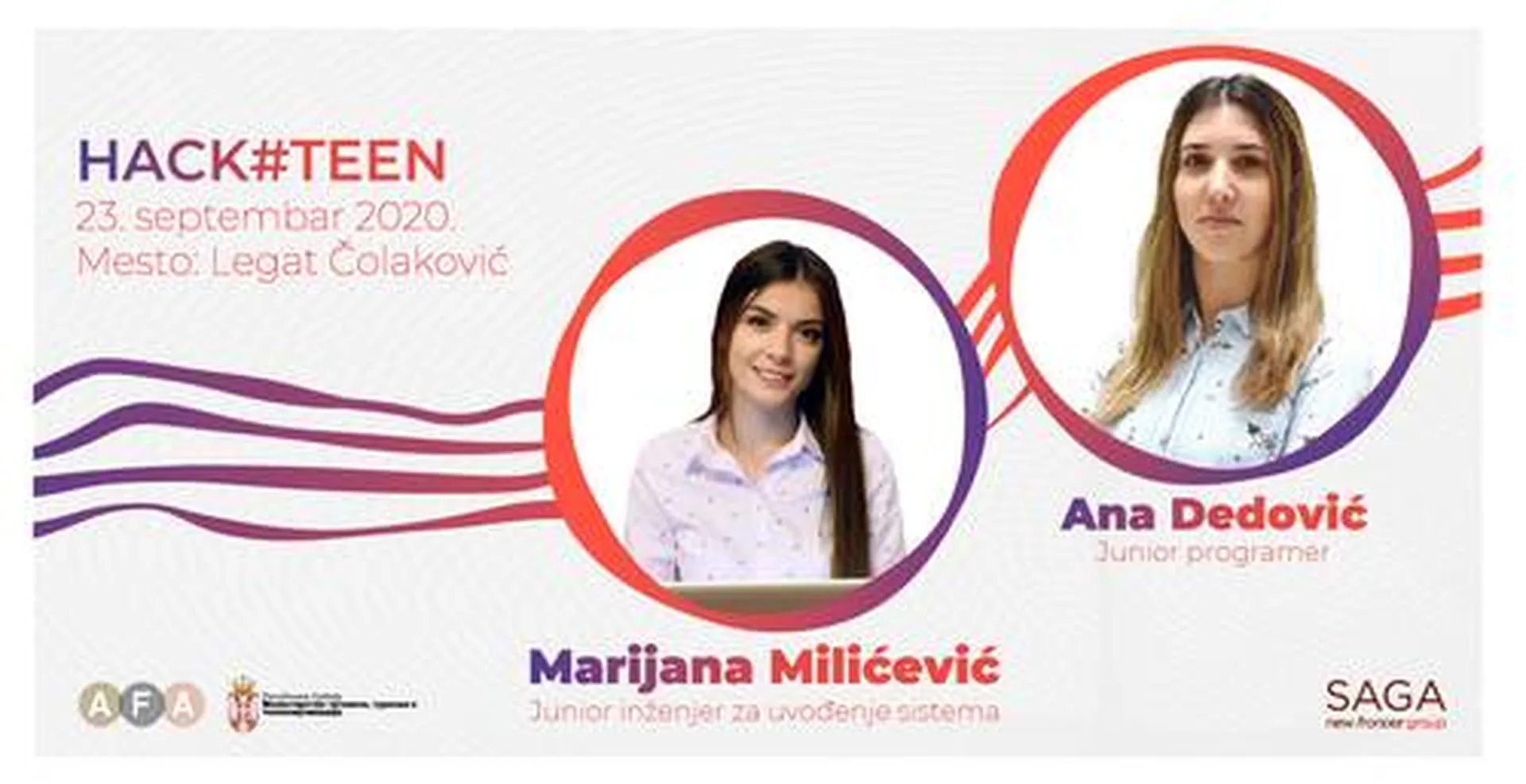 Saga supporting partner Hack#teen-a