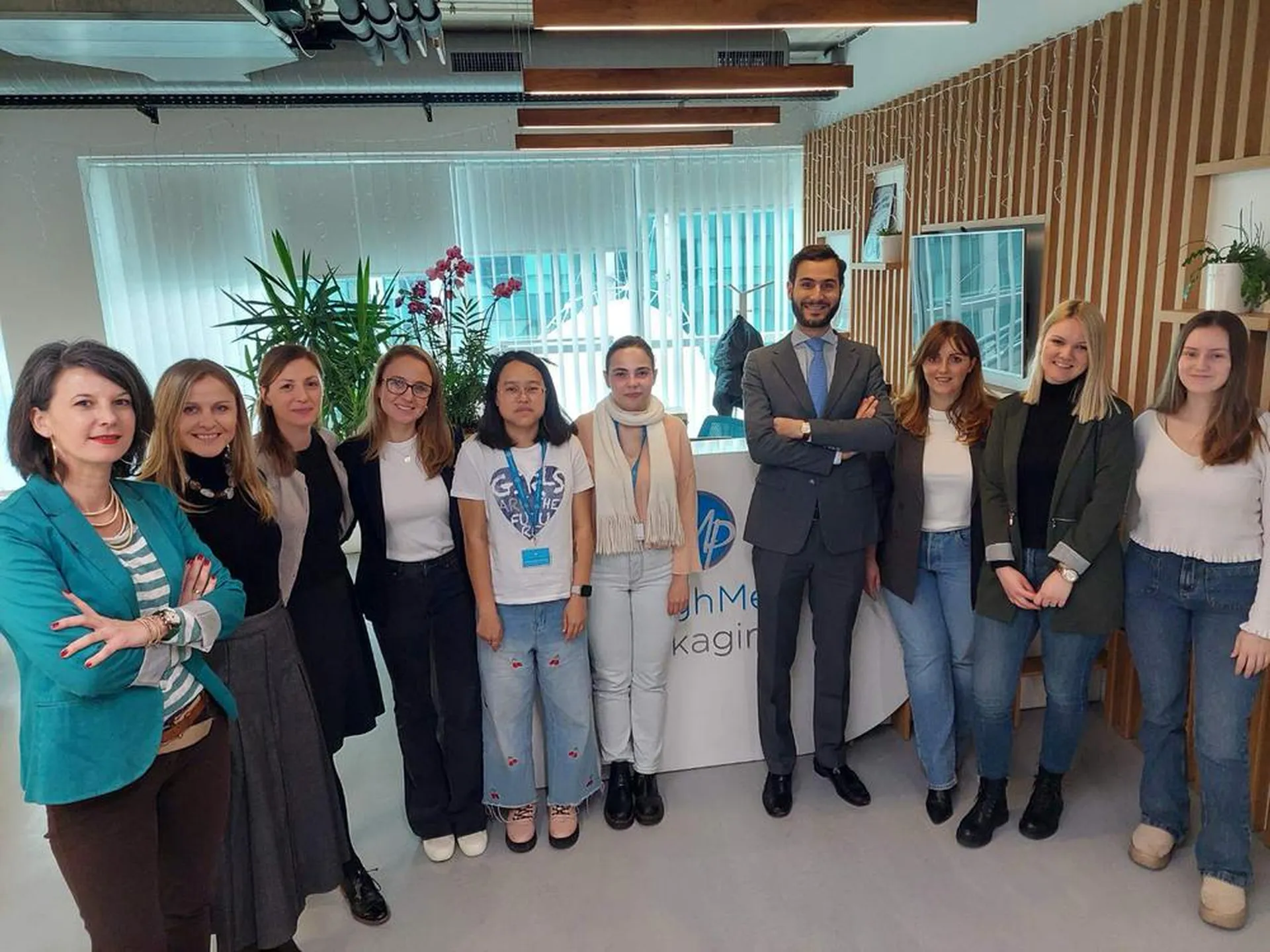 Welcoming ICEX Vives Spanish interns in Ardagh Metal Packaging Serbia