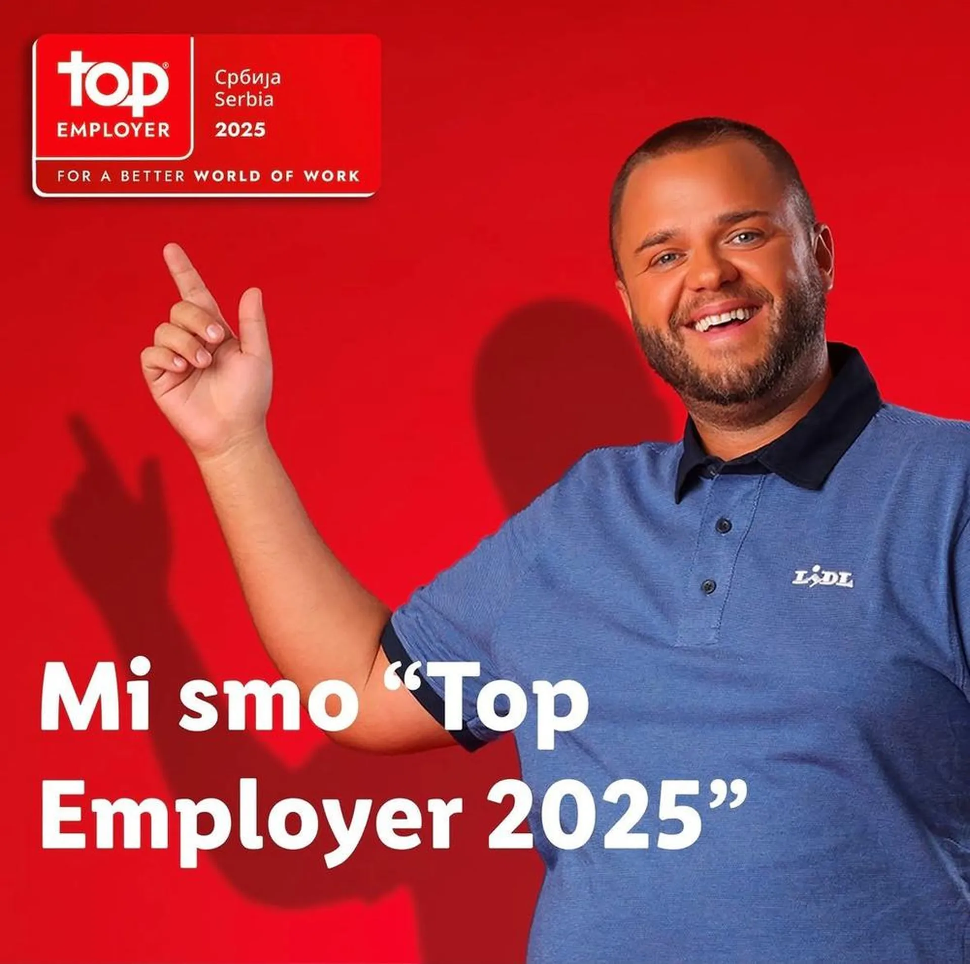 Mi smo top, jer Lidl pokreću ljudi!