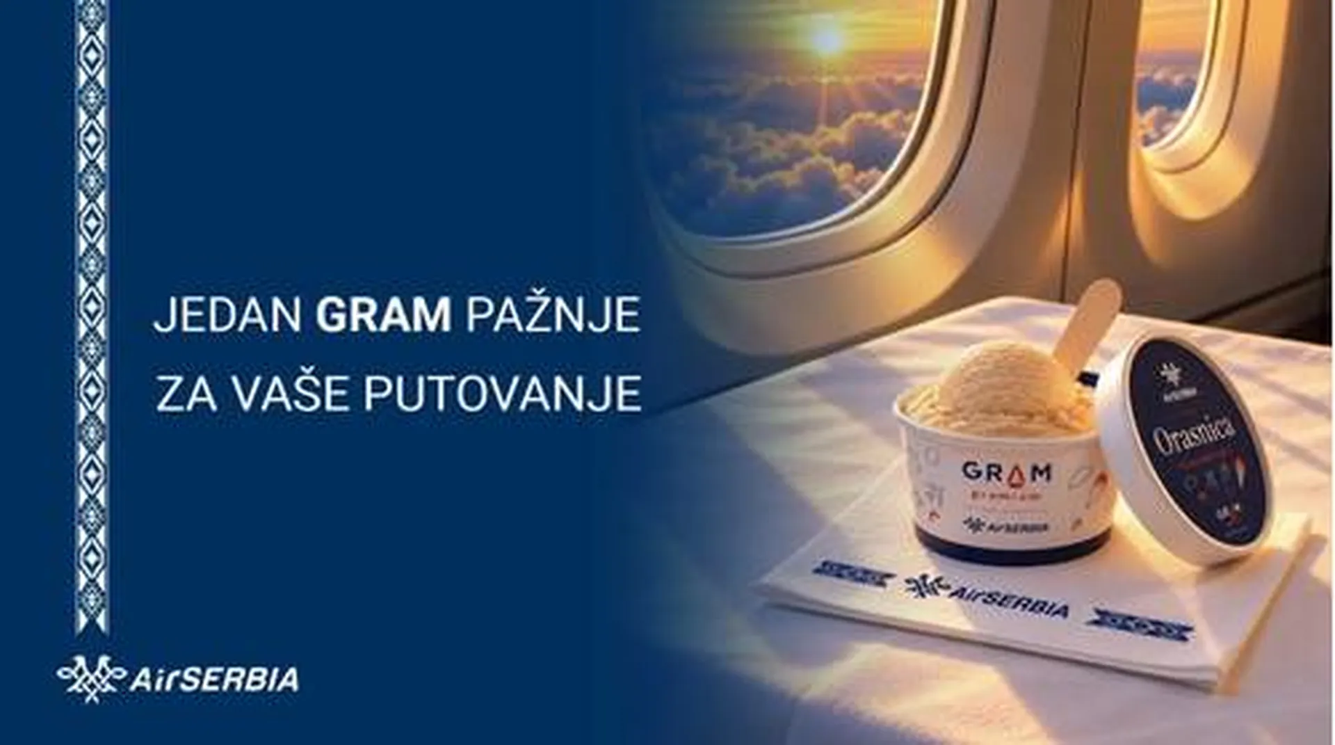 Slatko osveženje na dugolinijskim letovima Er Srbije