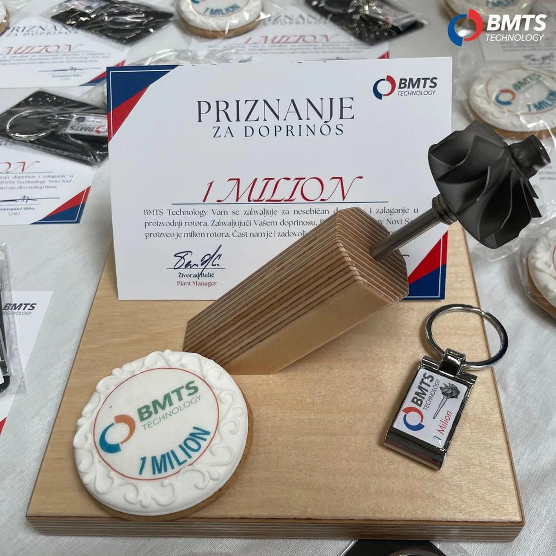 Proizveli smo milioniti rotor