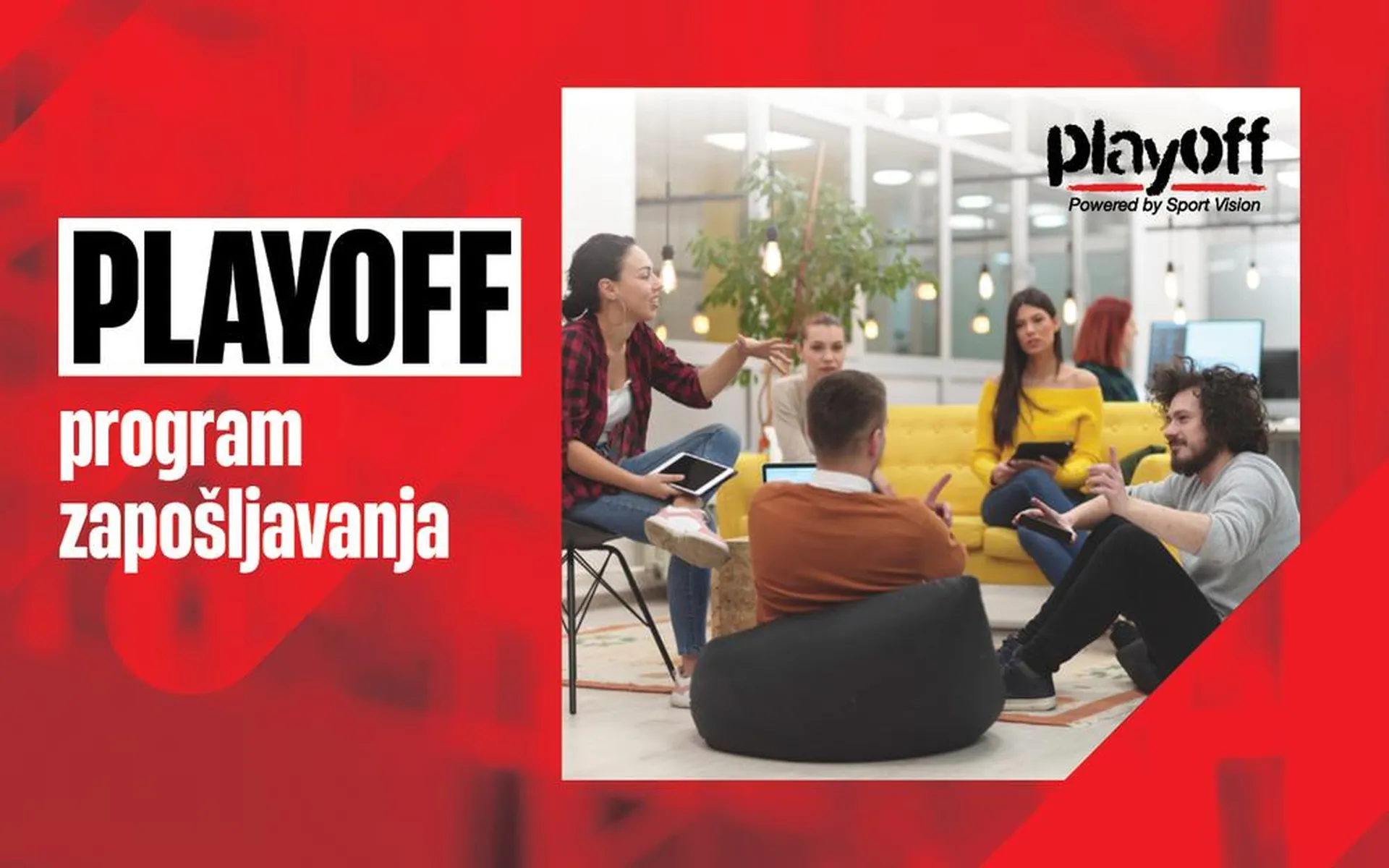 Otvorene prijave za 6. generaciju Playoof programa zapošljavanja kompanije Sport Vision