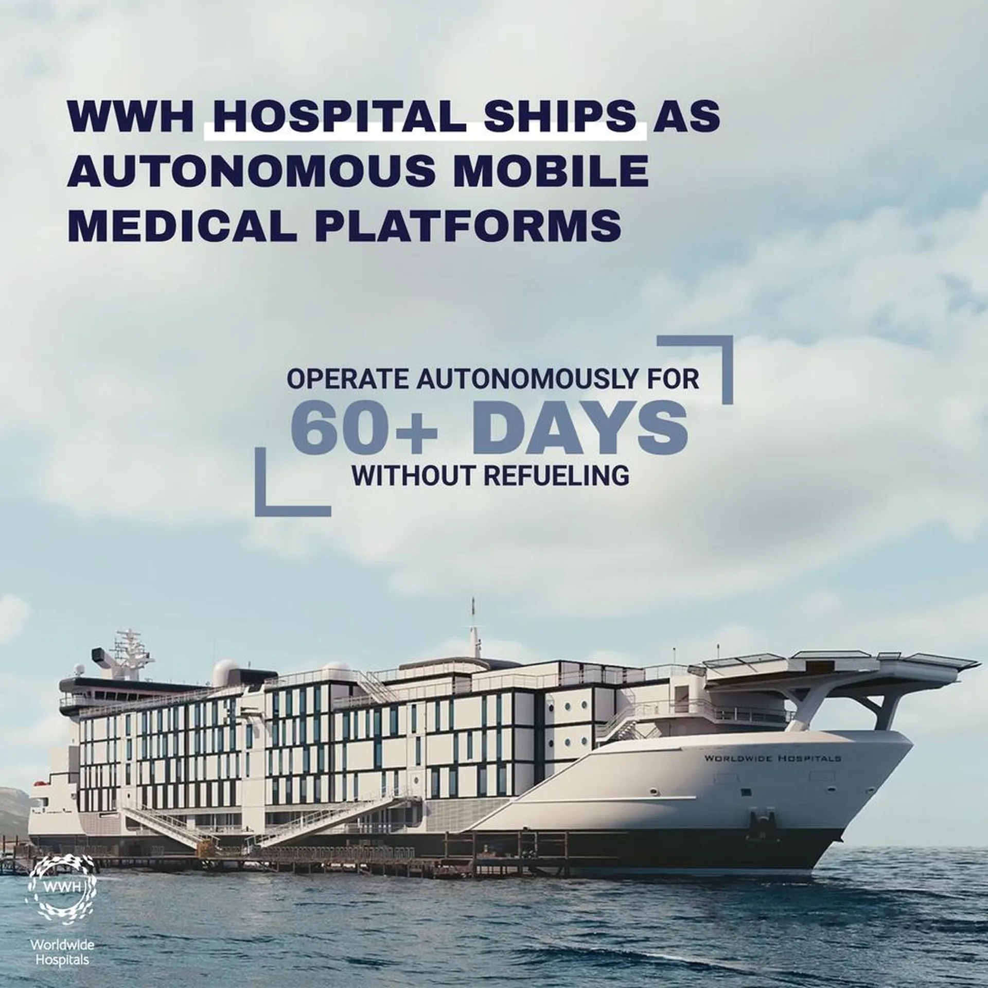 WWH Hospital Ships as Autonomous Mobile Medical Platforms