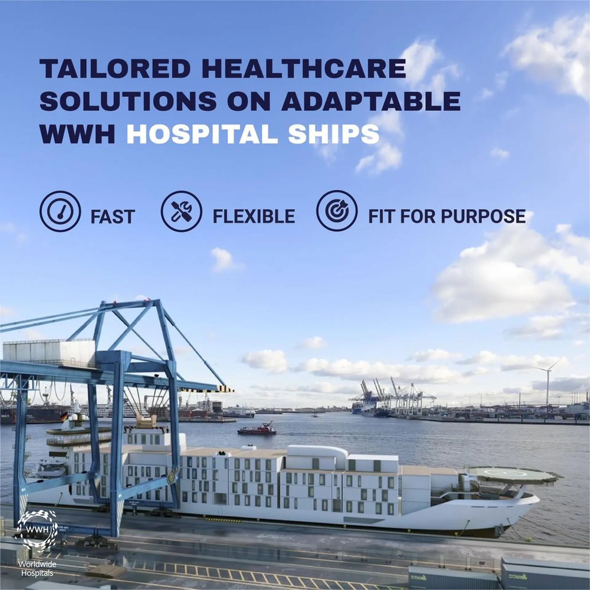 Tailored Healthcare Solutions on Adaptable WWH Hospital Ships Date