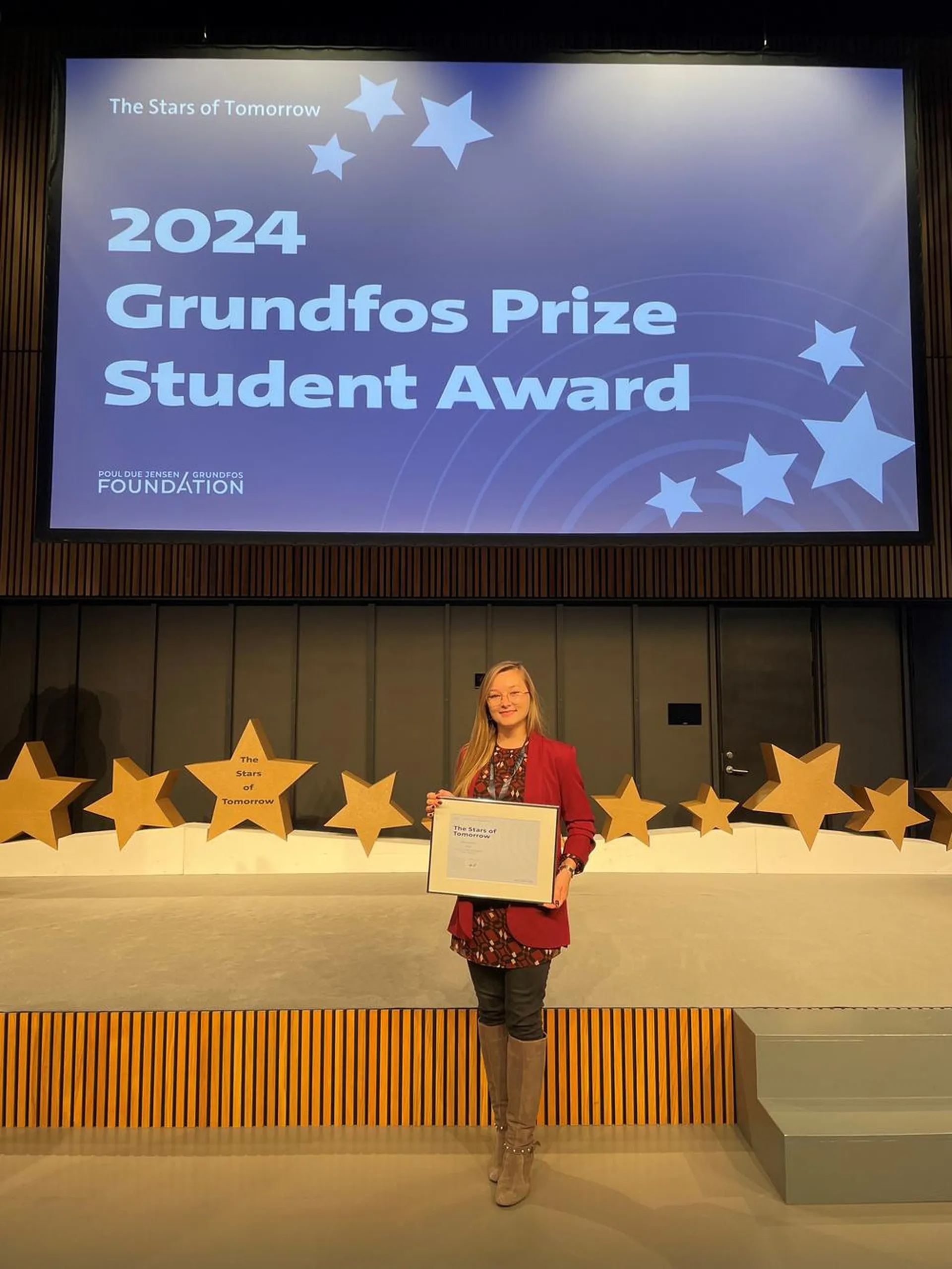 Upoznajte Jelenu Laćarac – ona je naš „Wellbeing Champion“ i ovogodišnja dobitnica „Grundfos Student Awards“.