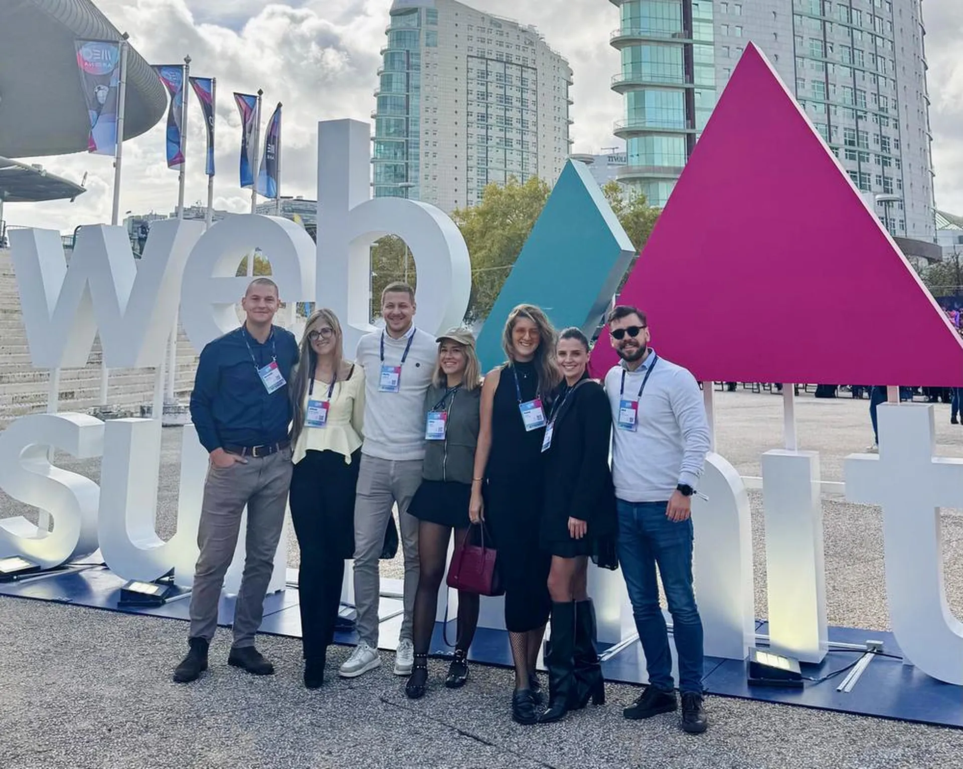 Pobednički tim „Deltine budućnosti" na Web Summitu 2025