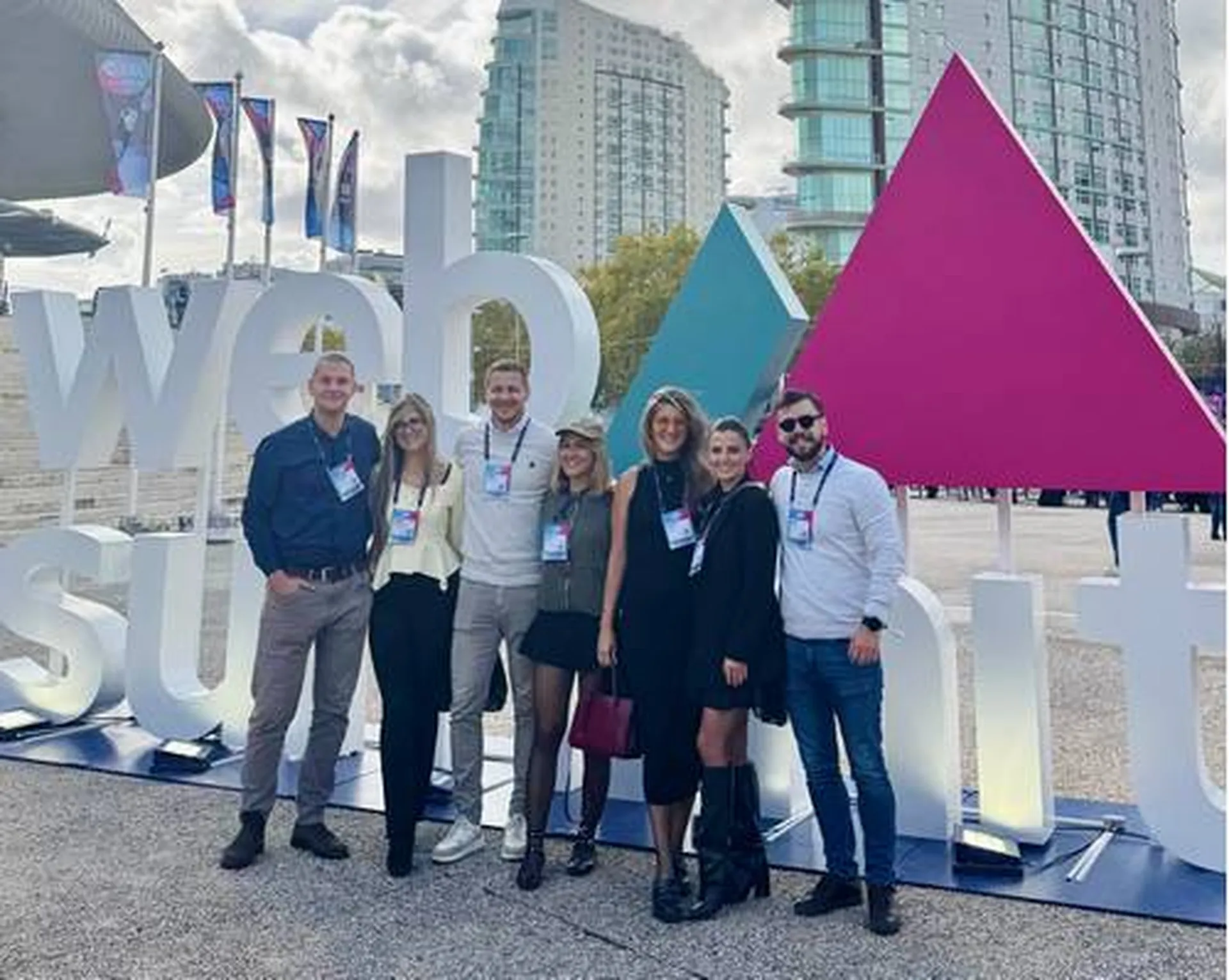 Pobednički tim „Deltine budućnosti" na Web Summitu 2025