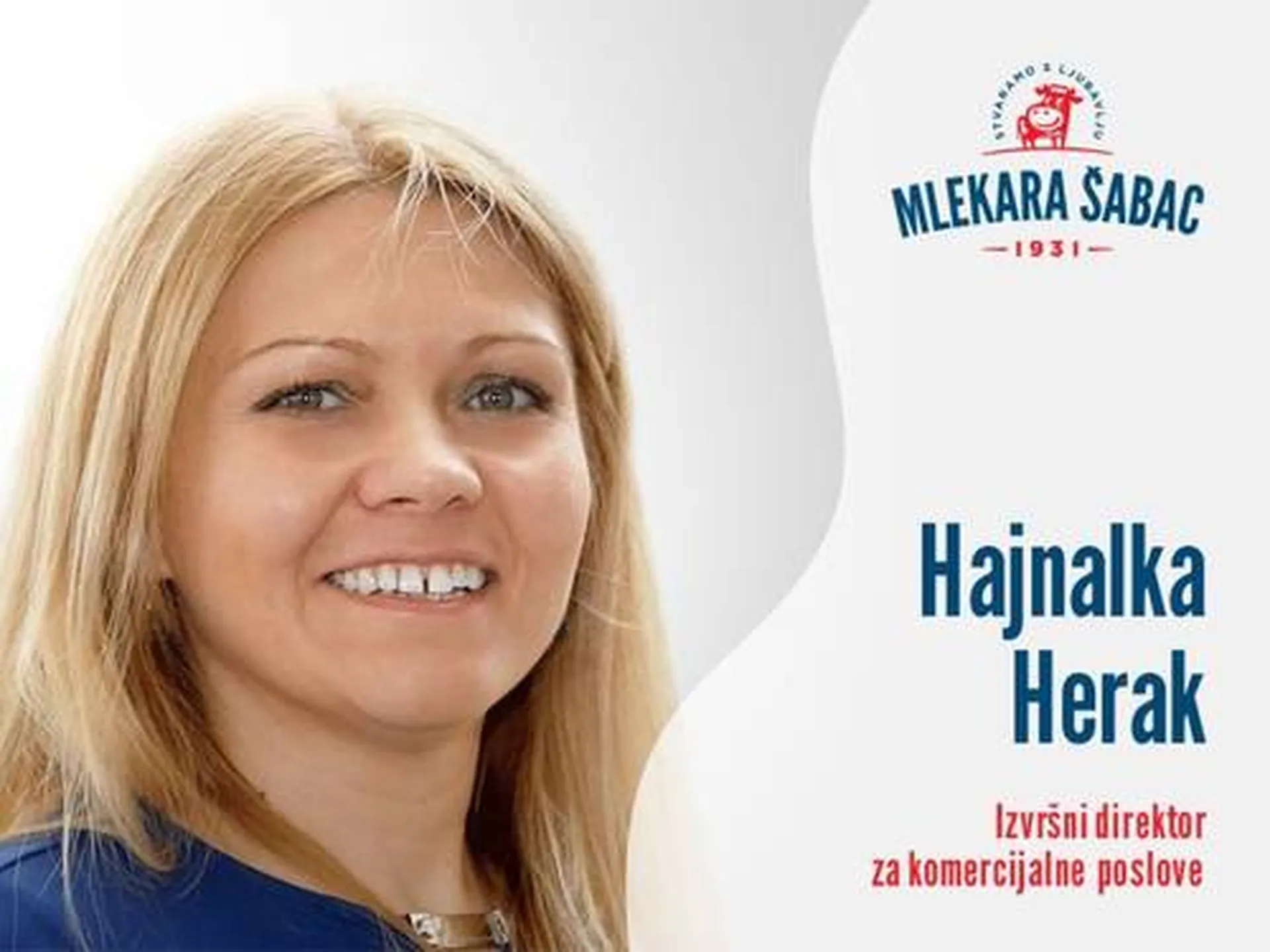 Hajnalka Herak novi član Borda direktora Mlekare Šabac