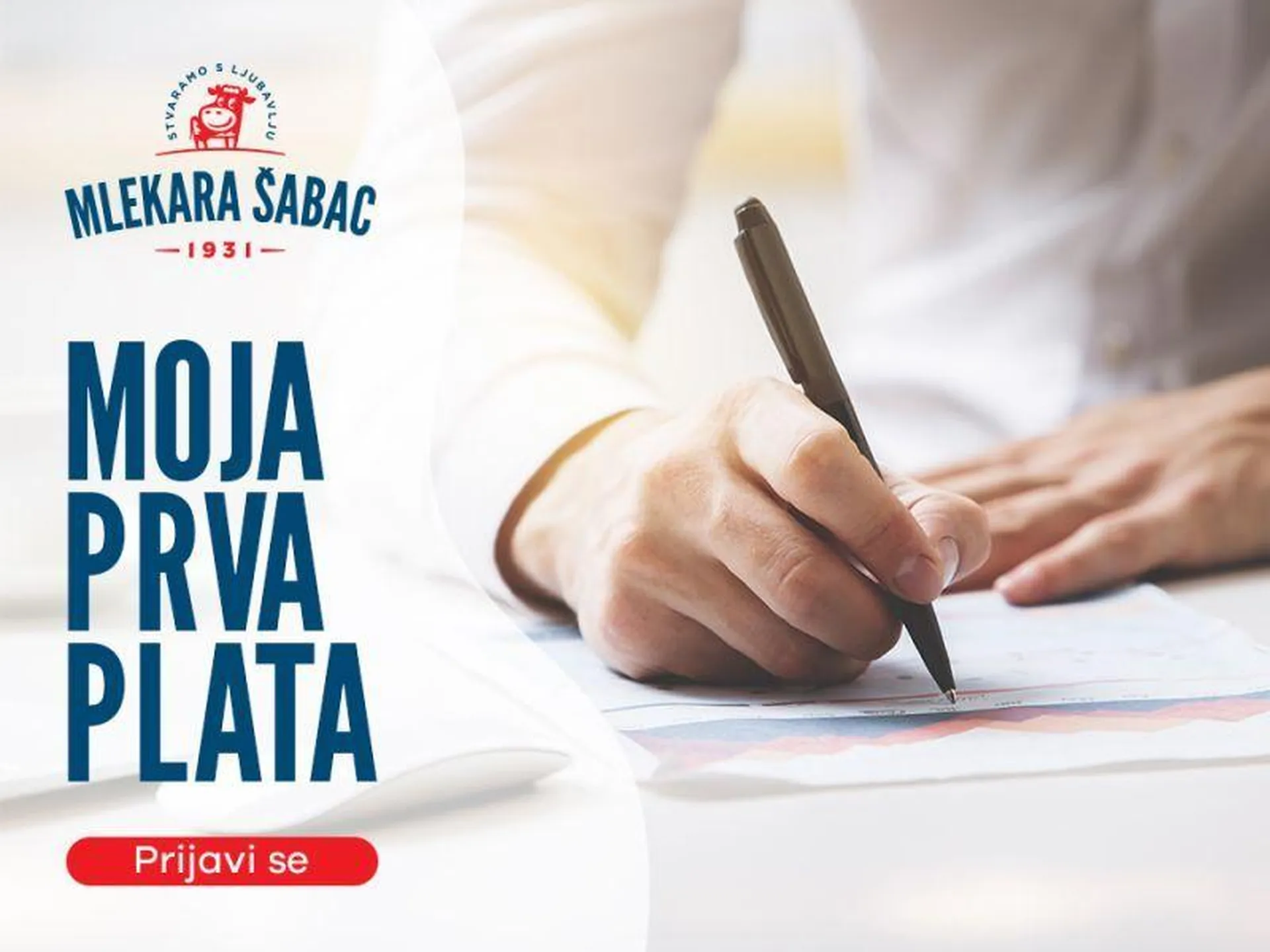 Kroz program Moja prva plata Mlekara Šabac primila praktikante