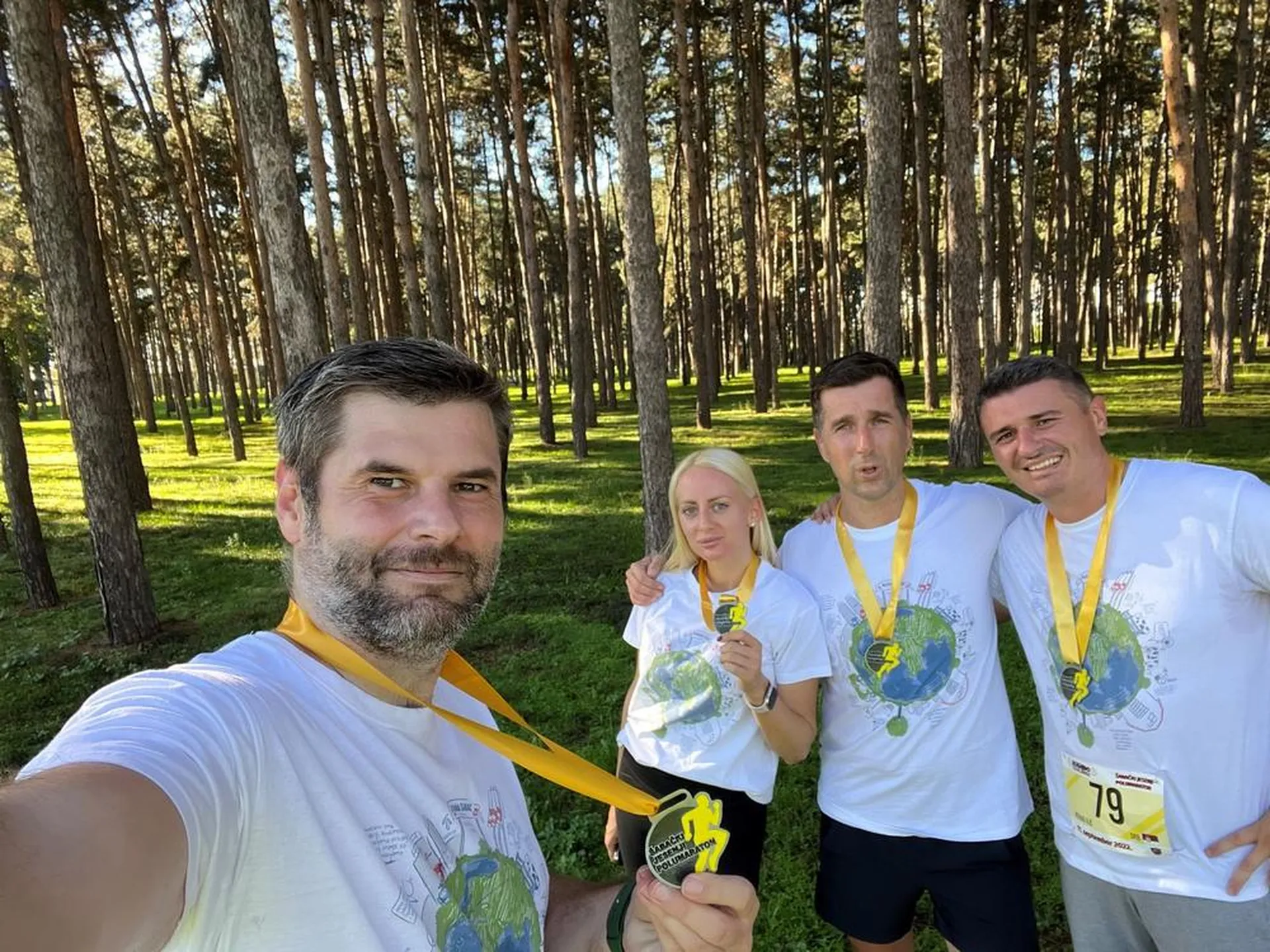 Zaposleni Mlekare Šabac podržali šabački polumaraton