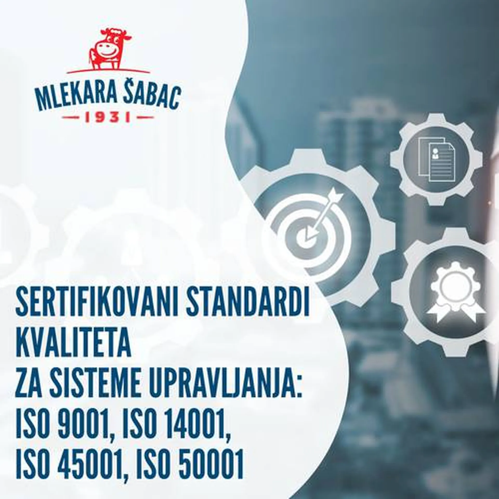 Uspešno završen nadzorni audit za sisteme upravljanja