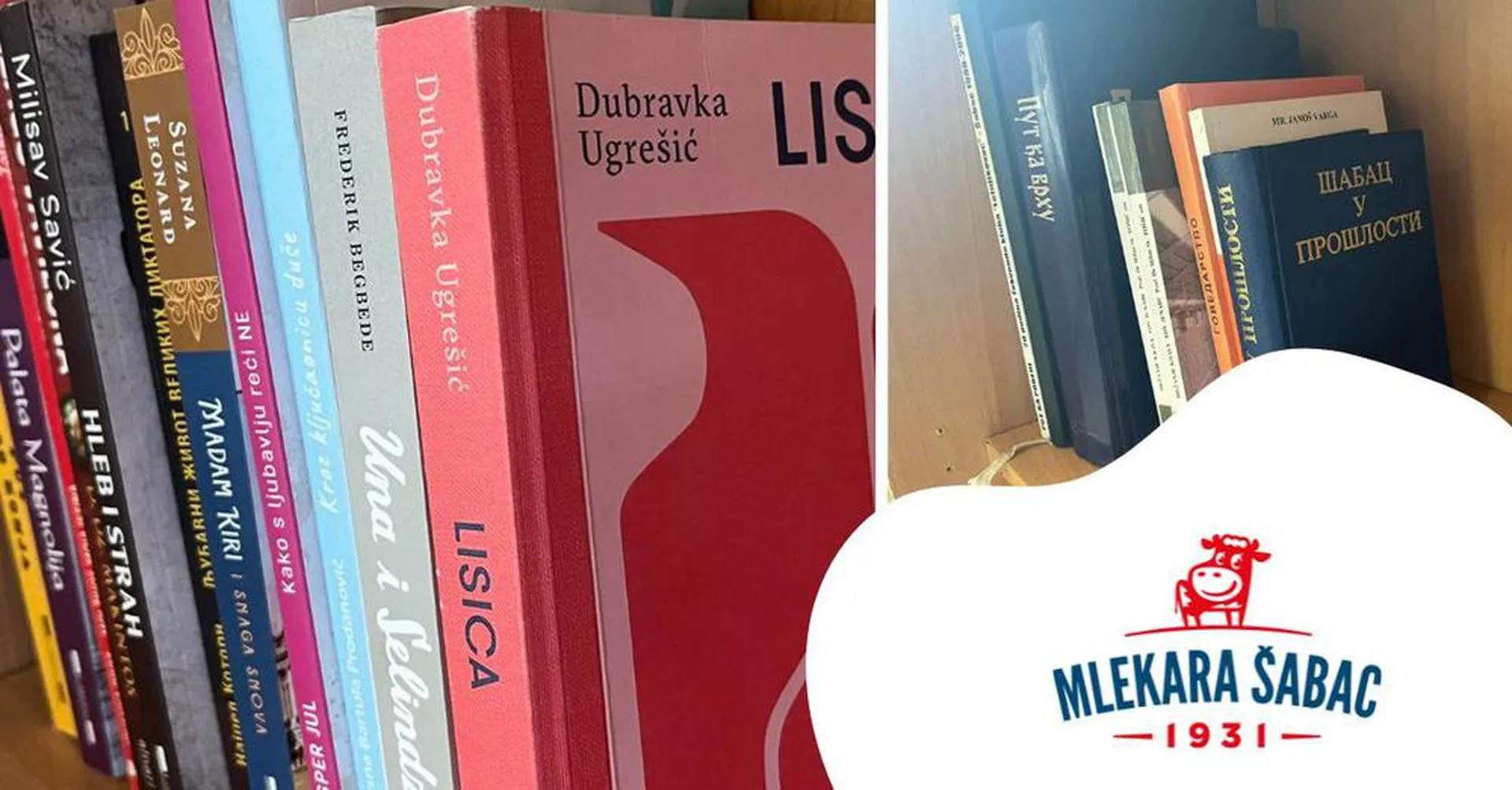 Književni kutak u Mlekari Šabac