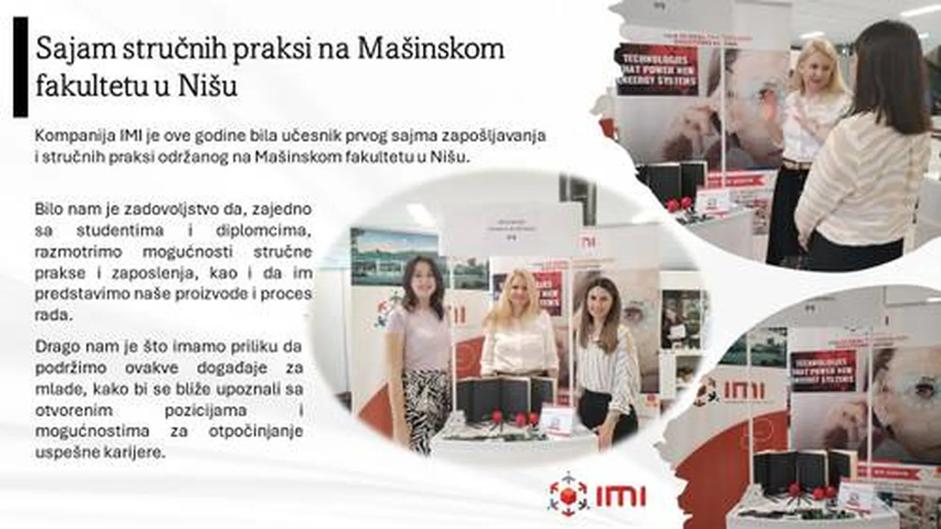 Sajam stručnih praksi na Mašinskom fakultetu u Nišu