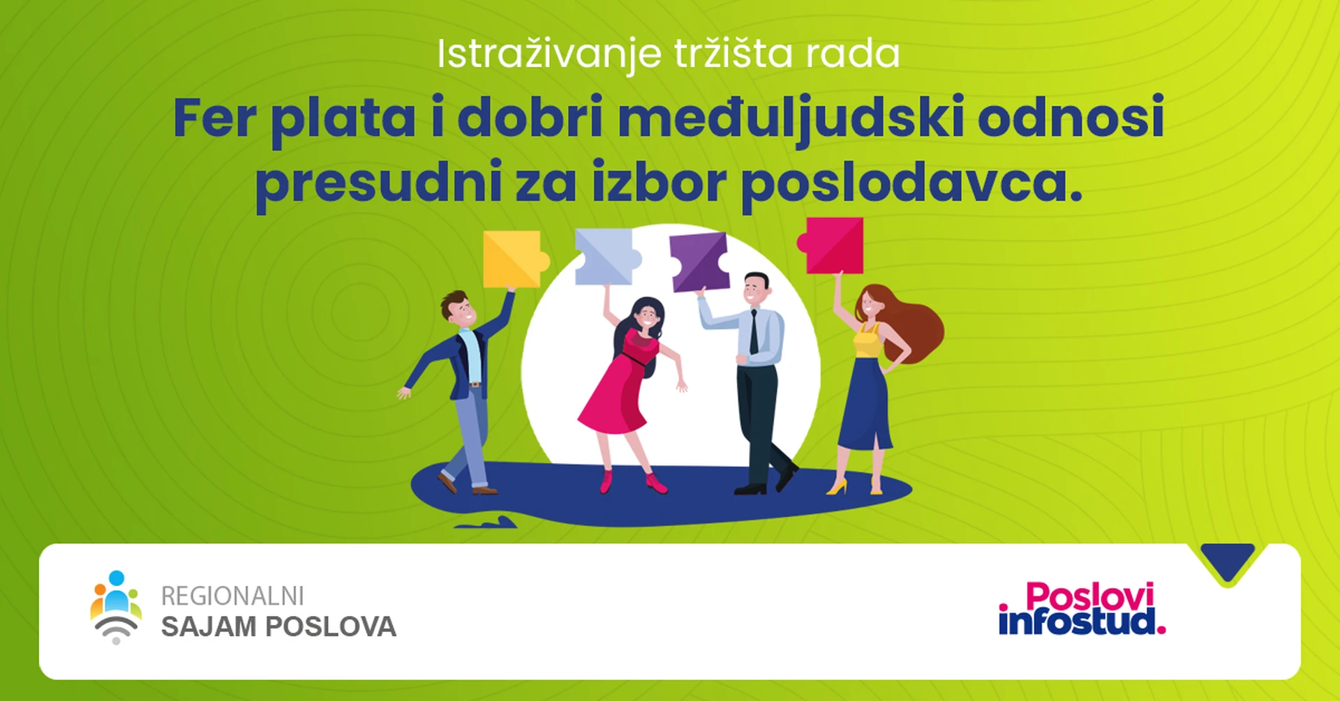 Istraživanje na Regionalnom sajmu poslova: Fer plata i dobri međuljudski odnosi presudni 