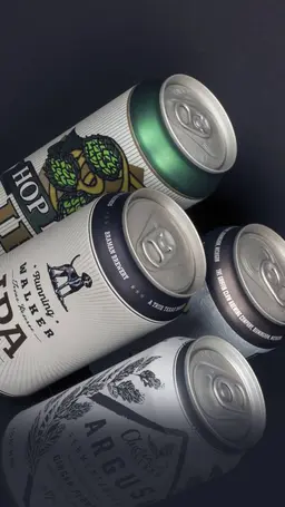 Metal cans for craft group