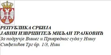 Miljan Trajković PR izvršitelj