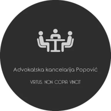 Advokat Marko Popović logo
