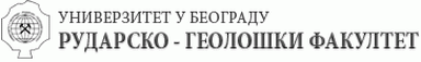 Rudarsko-geološki fakultet u Beogradu logo