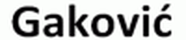 Gaković d.o.o. logo